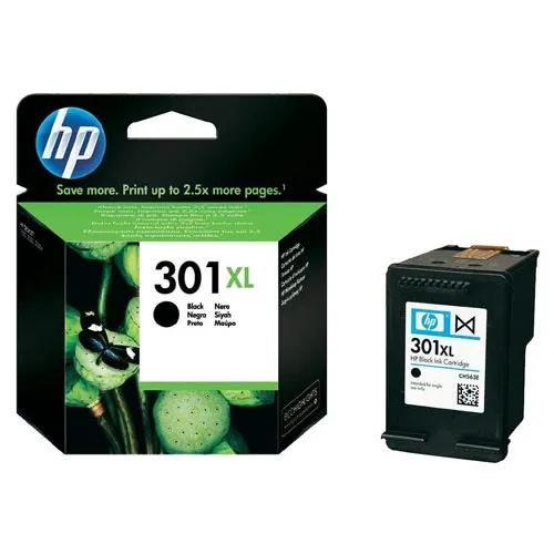 Tinta HP Ch563ee Nº 301XL Negro