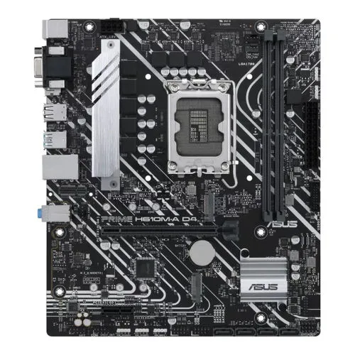 Placa Asus Prime H610m-a D4-csm Intel1700 2ddr4 HDMI Pcie3.0 4sata3 Usb3.2 Matx