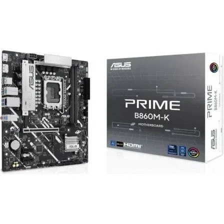 Placa Asus Prime B860m-k Intel1851 2ddr5 Hdmi/displayports Pcie4.0 4sata3 Usb2.0 Matx - foto 2