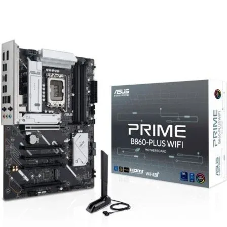 Placa Asus Prime B860-plus WIFI Intel1851 4ddr5 Hdmi/displayports Pcie4.0 4sata3 Usb3.2 ATX - foto 2