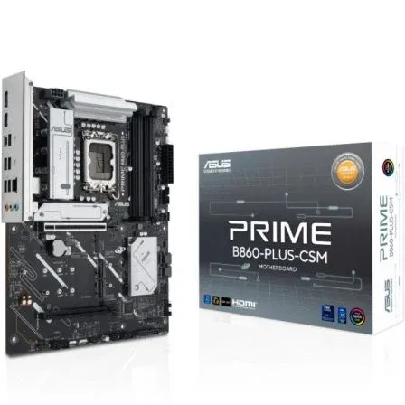 Placa Asus Prime B860-plus-csm Intel1851 4ddr5 Hdmi/displayport Pcie4.0 4sata3 Usb3.2 ATX - foto 2