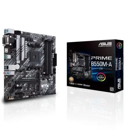 Placa Asus Prime B550m-a/csm AMD AM4 4ddr4 Hdmi/vga Pcie4.0 4sata3 Usb3.2 Matx - foto 2