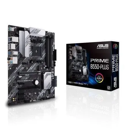 Placa Asus B550-plus AMD AM4 4ddr4 Pcie3.0 6sata3 Usb3.2 ATX - foto 2
