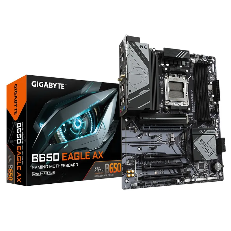 Placa Gigabyte B650 Eagle AX AMD AM5 4ddr5 HDMI Pcie3.0 4sata3 Usb3.2 ATX - foto 3