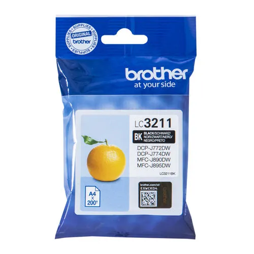 Tinta Brother Lc-3211bk Negro 200PAG