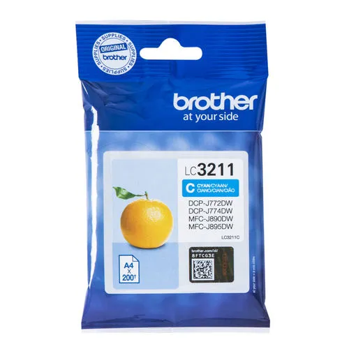Tinta Brother Lc-3211c Cian 200PAG