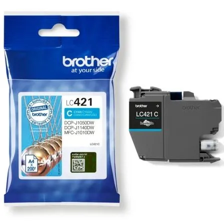 Tinta Brother Lc-421 Cian - foto 2