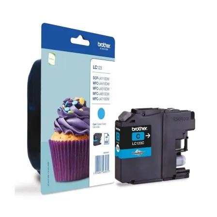 Tinta Brother Lc-123c Cian - foto 2