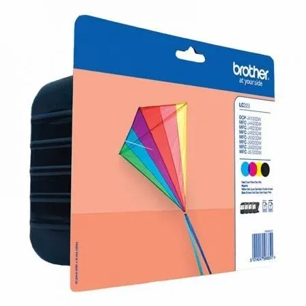 Tinta Brother Lc-223valbp Pack Cuatricolor C/m/y/bk 550PAG - foto 2
