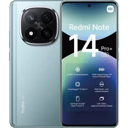 Smartphone Xiaomi Redmi Note 14 Pro+ 5G 6,67" 12GB RAM 512GB ROM Frost Blue - foto 2