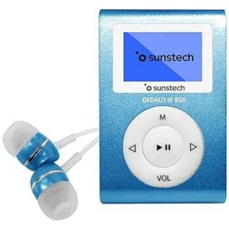 Mp3 Sunstech Dedalo III 1.1" 8GB FM Azul - foto 2