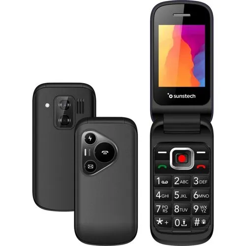 Telefono Movil Sunstech Celt24 2.4" 4G Boton Sos/teclado 1000MAH Dual SIM Negro