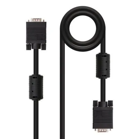 Nanocable Cable Svga Nano Cable Hdb15/m - Hdb15/m 1.8m Ferrita - foto 2