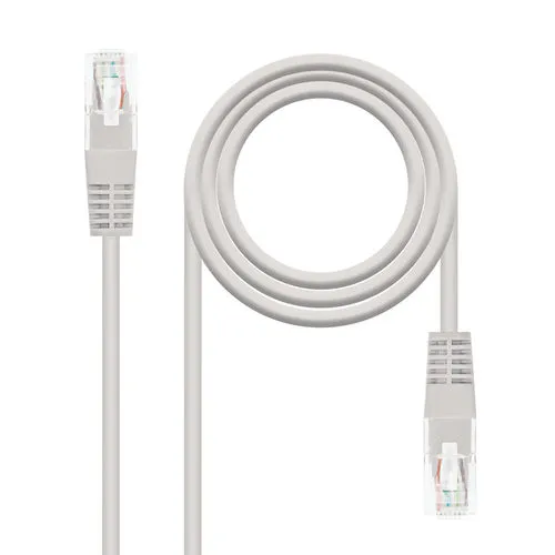Nanocable Latiguillo/cable RED Nano Cable RJ45 Cat.6 UTP Awg24 5.0m Gris