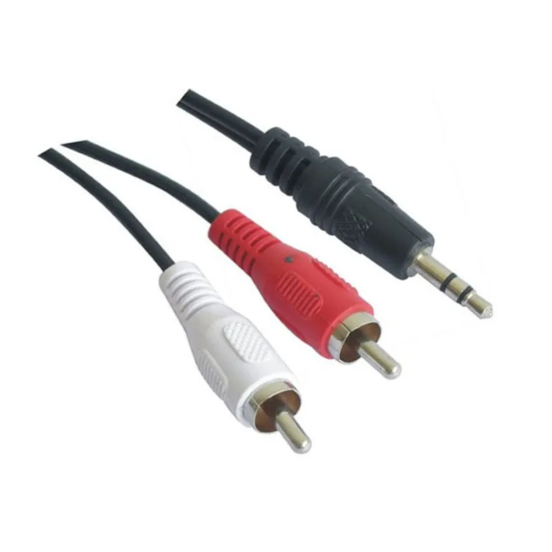 Nanocable Cable Audio Nano Cable Jack3.5/m - 2xrca/m Estereo 1.5m Negro - foto 3