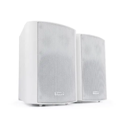 Altavoces Tooq Tqows-01w Autoamplificados DE Pared 2x30w Jack-3.5mm Blanco - foto 2