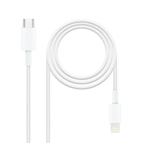 Nanocable Cable USB Nano Cable Ligthning A Usb-c 1.0m Blanco