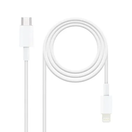 Nanocable Cable USB Nano Cable Ligthning A Usb-c 1.0m Blanco - foto 2