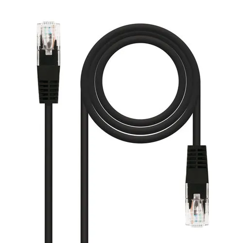 Nanocable Latiguillo/cable RED Nano Calbe RJ45 Cat.6 UTP Awg24 0.25m Negro