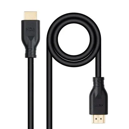 Nanocable Cable HDMI Nano Cable HDMI A/m - HDMI A/m V2.0 1.5m 4K Negro - foto 2