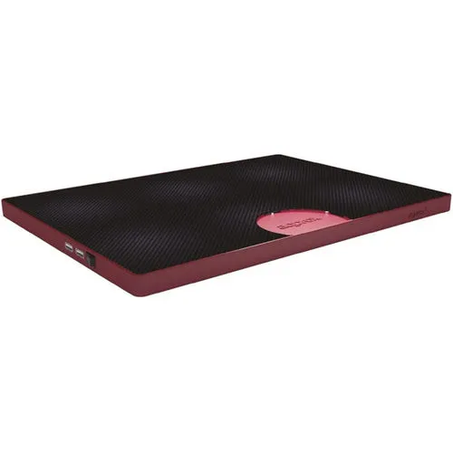 Soporte/refrigerador Portatil 15.4" Approx 2USB 2VET Negro/rojo