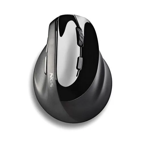Raton NGS EVO Moksha Inalambrico Negro Vertical