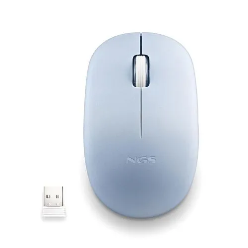 Raton NGS FOG PRO 1000DPI Inalambrico Azul