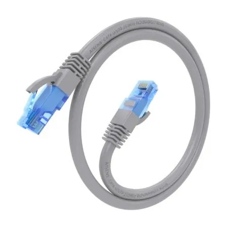 Latiguillo/cable RED Aisens RJ45 Cat.6 UTP Awg26 CCA 0.25m Gris - foto 3