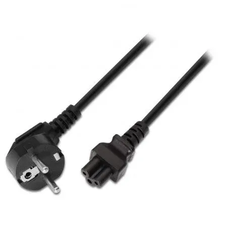 Cable Alimentacion Aisens Cable Trebol Cee7 Acodado/m - C5/h 1.5m Negro - foto 2