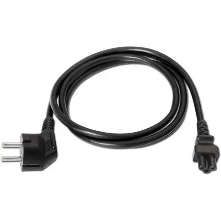 Cable Alimentacion Aisens Cable Trebol Cee7 Acodado/m - C5/h 1.5m Negro - foto 3