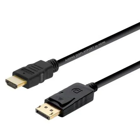 Cable Conversor Aisens Displaport/m - Hdmi/m 2.0m Negro - foto 2