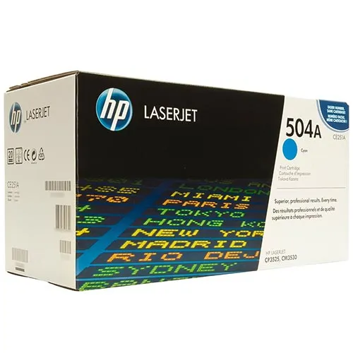 Toner HP Ce251a Nº504a Cian 7.000pag