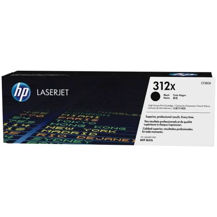 Toner HP Cf380x Nº312x Negro 4.400pag Alta Capacidad - foto 2