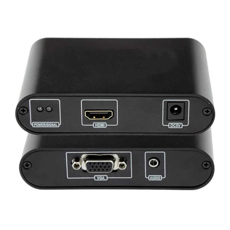 CONVERSOR SVGA/H+AUDIO/H A HDMI CON Alimentación. NEGRO NANOCABLE 10.16.2101-BK - foto 2