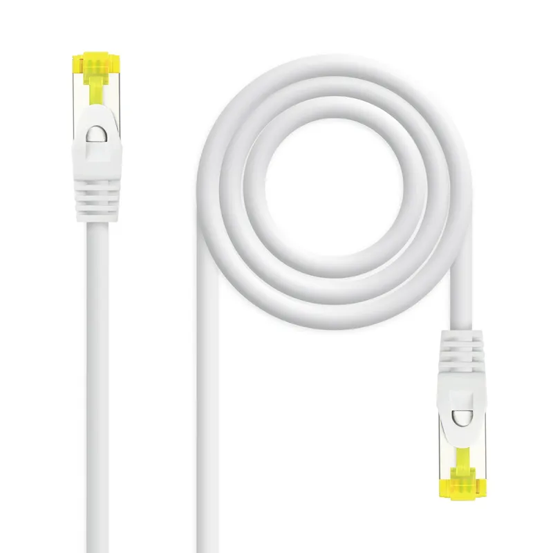 Nanocable Cable RED Latiguillo RJ45 Lszh Cat.6a Sftp Awg26 Blanco 3M Nanocabl 10.20.1903-w