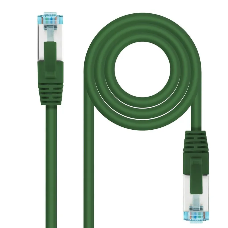 Nanocable Cable RED Latigui Cat.7 Lszh Sftp Pimf Awg26 Verde 50 CM 10.20.1700-gr