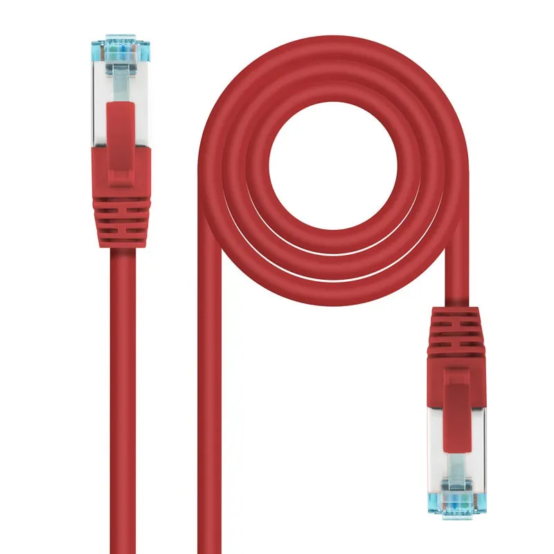 Nanocable Cable RED Latigui Cat.7 Lszh Sftp Pimf Awg26 Rojo 30 CM 10.20.1700-l30-r