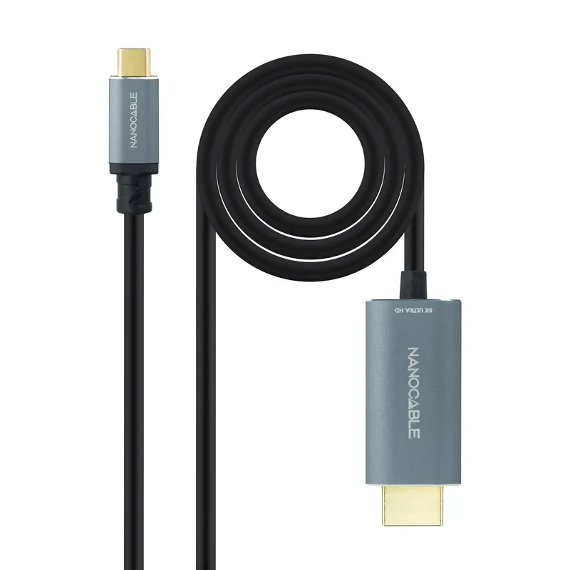 Cable Conversor Usb-c/m A Hdmi/m 8k-60hz 1.8 M Nanocable 10.15.5162