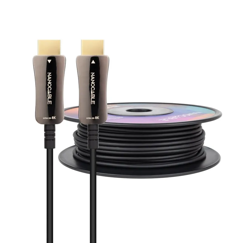 CABLE HDMI V2.1 AOC 8K 60HZ 4K 120HZ 48Gbps 80 M NANOCABLE 10.15.2180