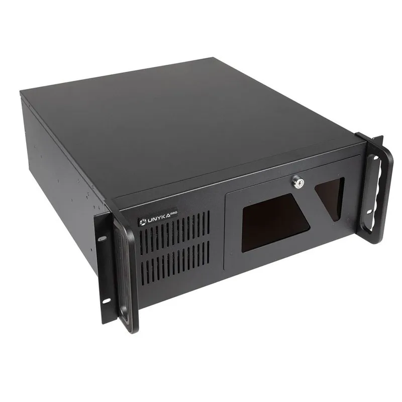 Caja Rack 4U Unyka ATX Uk4229 Negra 2usb3 Fan12cm 2xfan8cm Uk51917