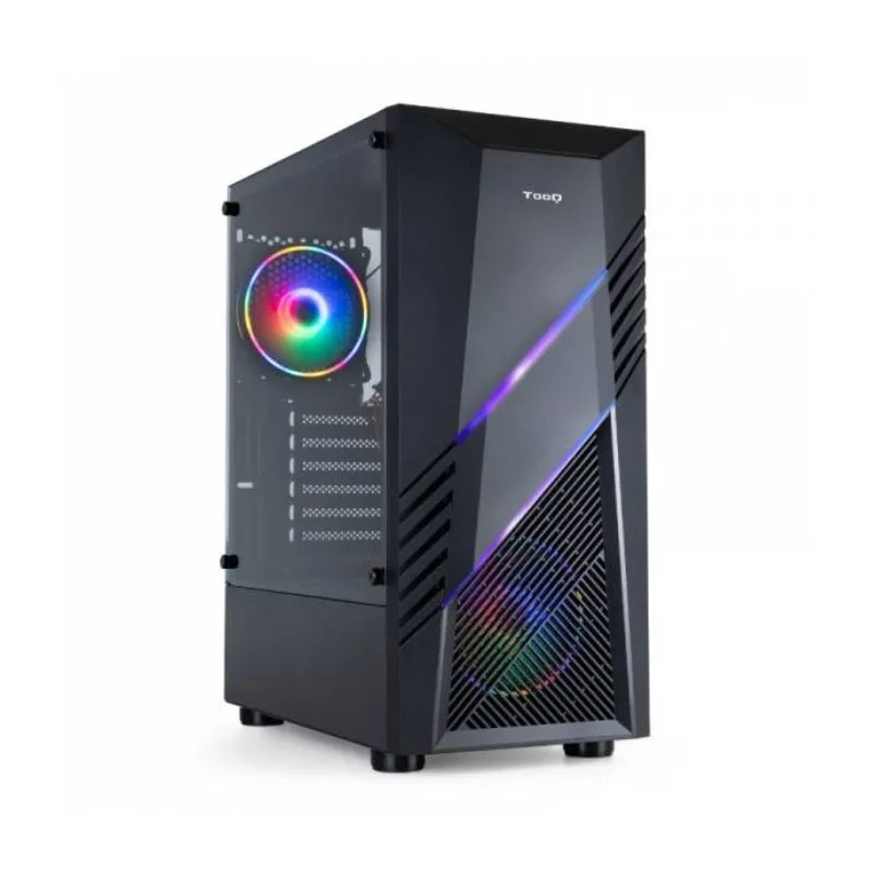 Caja Semitorre Gaming Tqgcc102-b Biohazard Negra Tooq Tqgcc102-b