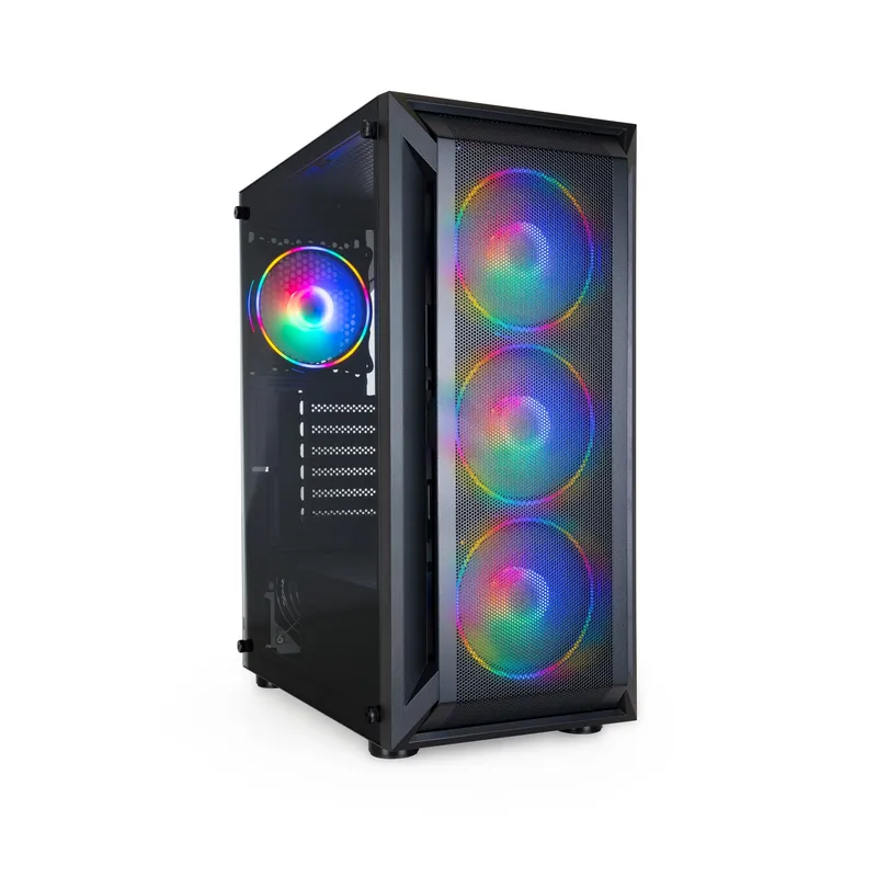 Caja Semitorre Gaming Tqgcc101-b Ragnarok Negra Tooq Tqgcc101-b