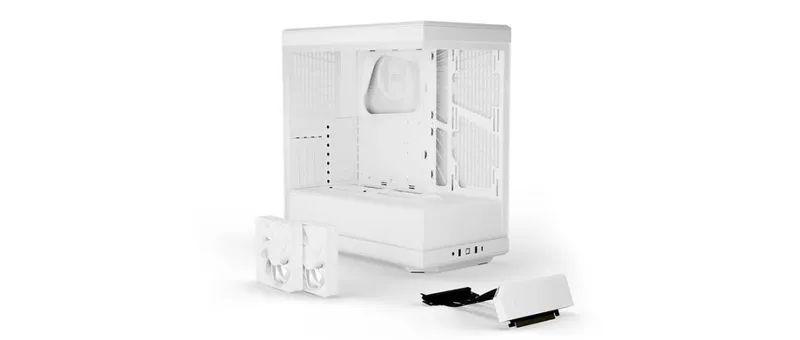 Caja ATX Semitorre Hyte Y40 Snow Blanca Cs-hyte-y40-ww