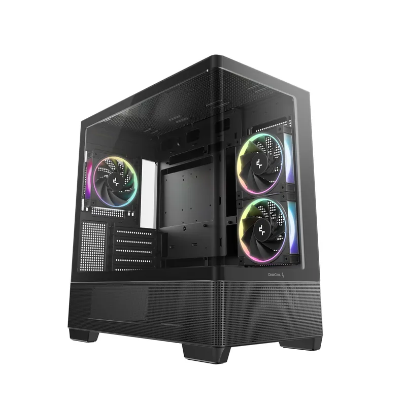 Caja Micro-atx Semitorre Deepcool Cg380u 3F Argb Cristaltemplado Negra