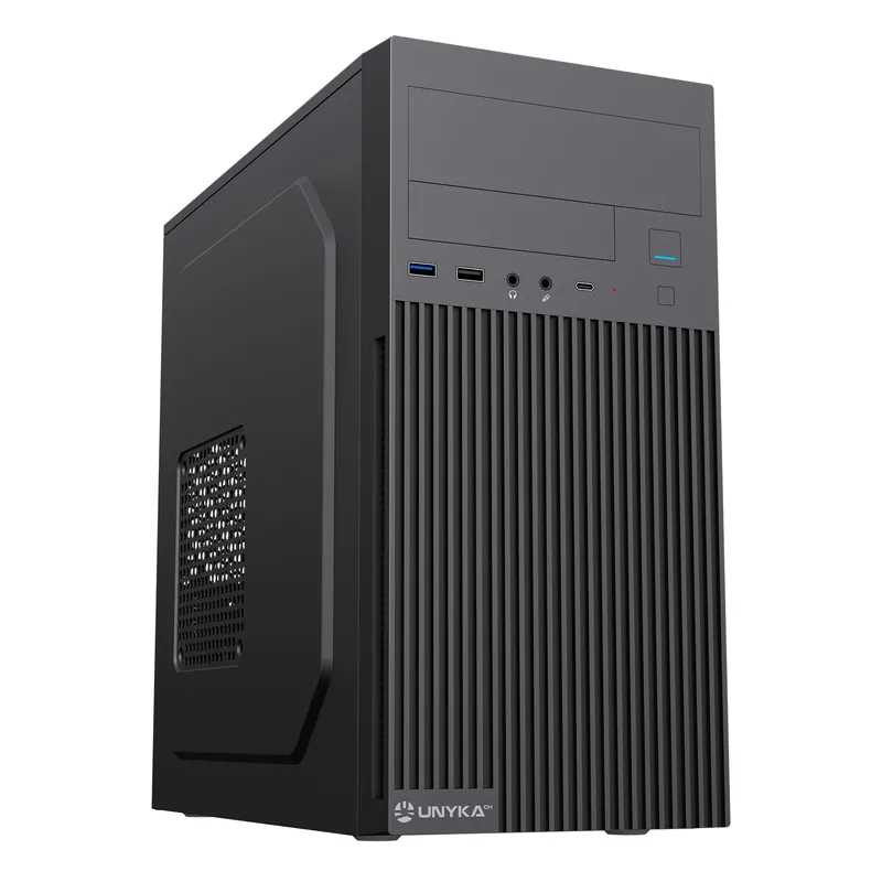 Caja Micro-atx Semitorre Unyka C260 Usb3.02.0 Usb-c (fuente500w) Uk52260