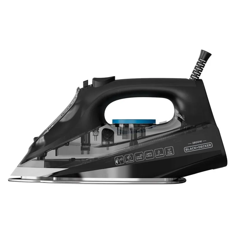 Black AND Decker PAE Plancha Vapor Black+decker Bxir2805e Suela Ceramica Antig 2600W Es9180290b