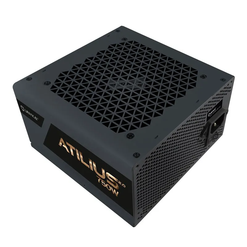 FUENTE ALIMENTACION ATX 750W UNYKA GAMING ATILIUS II 85% Eficiencia 120mm 212701