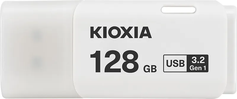 Hd Portatil Usb3.2 128GB Kioxia U301 Blanco Lu301w128g