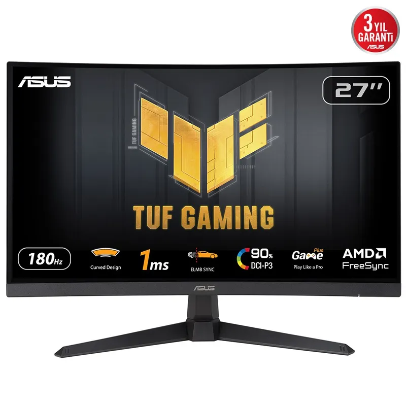 Monitor 27 Asus Vg27vq3b Gaming Curvo 1920*1080 180HZ HDMI MM Negro