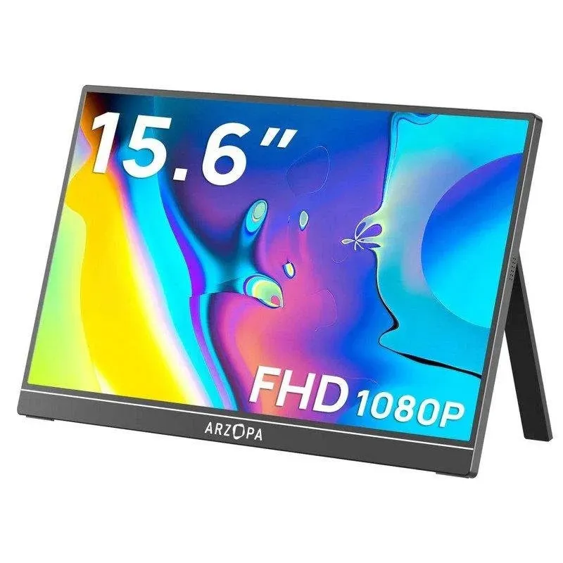Monitor 15.6 Arzopa Portatil A1 IPS FHD 1080P 60HZ 2usb-c HDMI MM Black